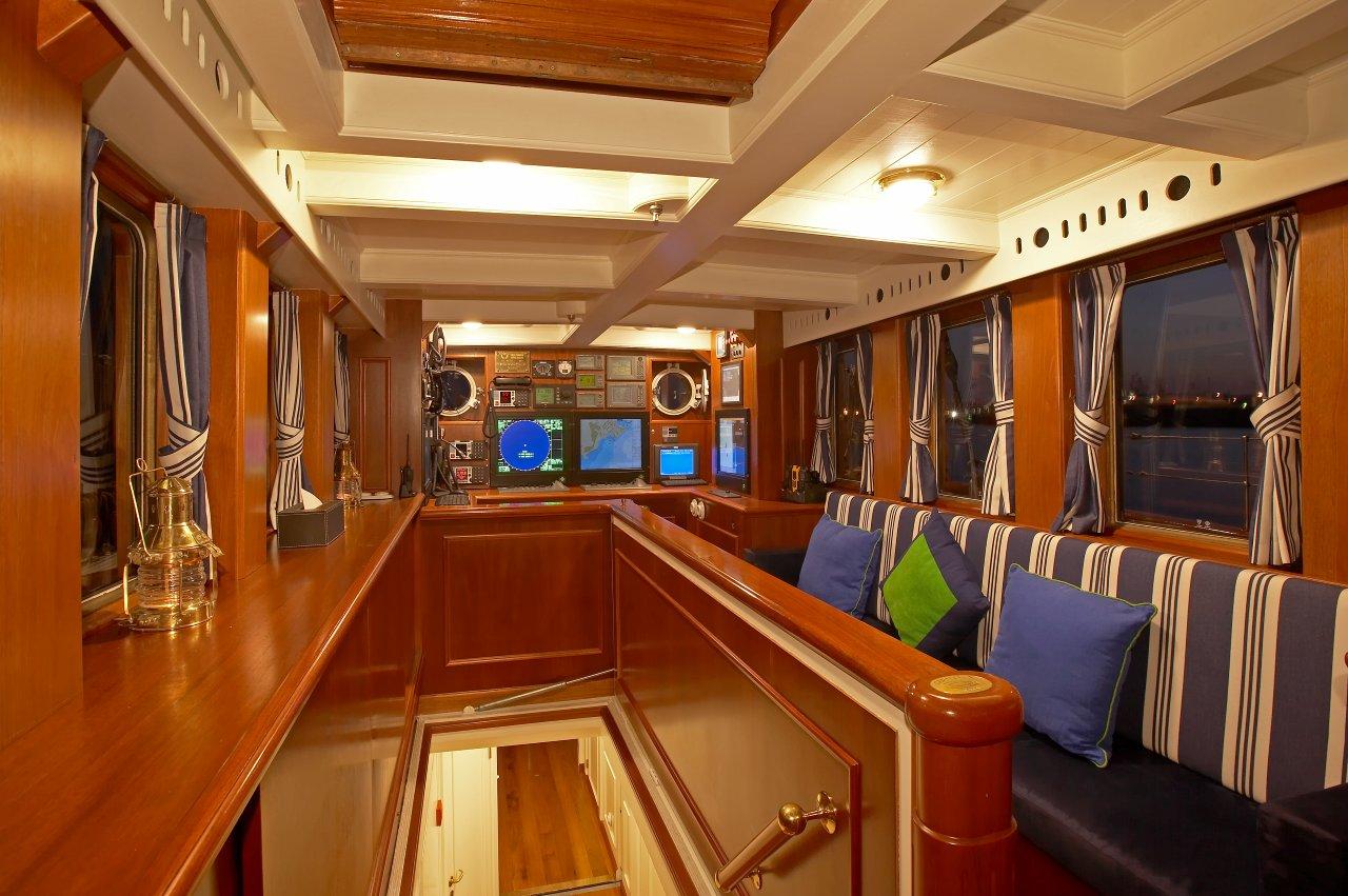 Wheelhouse Image Gallery Sailing yacht Germania Nova Wheelhouse